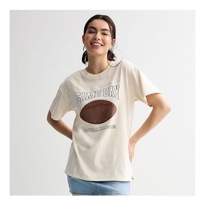 Kohl's Cream Game Day Tee